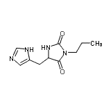 CAS 登录号：804435-18-5， 5-(1H-咪唑-4-基甲基)-3-丙基-2,4-咪唑烷二酮