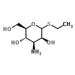 CAS#: 804435-83-4, Ethyl 3-amino-3-deoxy-1-thio-D-mannopyranoside