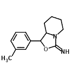 CAS#: 804442-72-6, 1-(3-Methylphenyl)hexahydro[1,3]oxazolo[3,4-a]pyridin-3-imine