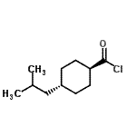 CAS#: 80488-65-9, trans-4-Isobutylcyclohexanecarbonyl chloride