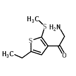 CAS#: 805179-80-0, 2-Amino-1-[5-ethyl-2-(methylsulfanyl)-3-thienyl]ethanone