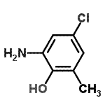 CAS#: 80526-44-9, 2-Amino-4-chloro-6-methylphenol