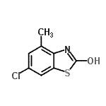 CAS#: 80567-64-2, 6-Chloro-4-methyl-1,3-benzothiazol-2-ol