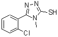 CAS#: 80590-50-7, 5-(2-Chlorophenyl)-4-methyl-4H-1,2,4-triazole-3-thiol