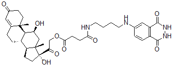 CAS#: 80632-50-4, Cortisol-21-Hemisuccinate-Aminobutylisoluminol