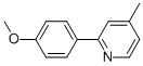 CAS#: 80636-01-7, 2-(4-Methoxy-Phenyl)-4-Methyl-Pyridine
