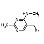 CAS#: 806638-53-9, 5-(Bromomethyl)-N,2-dimethyl-4-pyrimidinamine