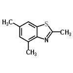 CAS#: 80689-37-8, 2,4,6-trimethyl-1,3-benzothiazole