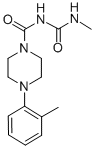 CAS 登录号:80712-08-9, 1-(4-甲基脲甲酰基)-4-(邻甲苯基)哌嗪