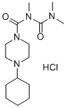 CAS#: 80712-48-7, 4-Cyclohexyl-N-((Dimethylamino)Carbonyl)-N-Methyl-1-Piperazinecarboxamide Monohydrochloride