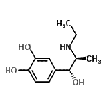 CAS#: 807278-51-9, 4-[(1R,2S)-2-(Ethylamino)-1-hydroxypropyl]-1,2-benzenediol