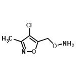 CAS#: 80728-24-1, 5-[(Aminooxy)methyl]-4-chloro-3-methyl-1,2-oxazole
