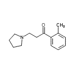 CAS#: 807285-55-8, 1-(2-Methylphenyl)-3-(1-pyrrolidinyl)-1-propanone