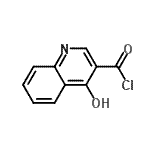 CAS#: 80761-61-1, 4-Hydroxy-3-quinolinecarbonyl chloride