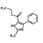 CAS#: 807624-22-2, Ethyl 2-methyl-4-phenyl-1H-imidazole-5-carboxylate