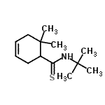 CAS#: 807631-62-5, 6,6-Dimethyl-N-(2-methyl-2-propanyl)-3-cyclohexene-1-carbothioamide