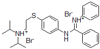 CAS#: 80784-95-8, 2-[4-(Anilino-Phenyl-Methylidene)Azaniumylphenyl]Sulfanylethyl-Dipropan-2-Yl-Azanium Dibromide