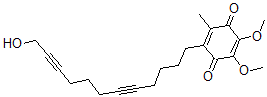CAS#: 80809-95-6, 2-(12-Hydroxydodeca-5,10-diynyl)-5,6-dimethoxy-3-methylcyclohexa-2,5-diene-1,4-dione