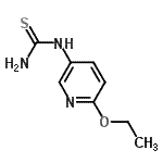 CAS 登录号：80840-12-6， 1-(6-乙氧基-3-吡啶基)硫脲