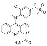 CAS#: 80841-47-0, 9-(2-Methoxy-4-(methylsulfonylamino)anilino)-N,5-dimethylacridine-4-carboxamide