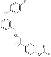 CAS#: 80843-63-6, 1-((2-(4-(Difluoromethoxy)Phenyl)-2-Methylpropoxy)Methyl)-3-(4-Fluorophenoxy)Benzene