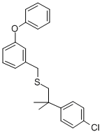 CAS#: 80843-72-7, 3-Phenoxybenzyl 2-(4-Chlorophenyl)-2-Methylpropyl Thioether