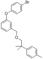 CAS 登录号：80843-85-2， 1-(4-溴苯氧基)-3-((2-(4-甲基苯基)-2-甲基丙氧基)甲基)苯