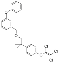 CAS#: 80853-94-7, 1-((2-(4-((Trichloroethenyl)Oxy)Phenyl)-2-Methylpropoxy)Methyl)-3-Phenoxybenzene