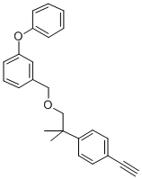 CAS#: 80853-98-1, 1-((2-(4-Ethynylphenyl)-2-Methylpropoxy)Methyl)-3-Phenoxybenzene