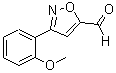 CAS 登录号：808740-33-2， 3-(2-甲氧基苯基)异恶唑-5-甲醛
