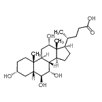 CAS#: 80875-93-0, (3alpha,5beta,6beta,7alpha,12alpha)-3,6,7,12-Tetrahydroxycholan-24-oic acid