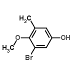 CAS#: 808750-23-4, 3-Bromo-4-methoxy-5-methylphenol