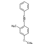 CAS#: 809231-58-1, 4-Methoxy-2-methyl-1-(phenylethynyl)benzene