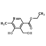 CAS#: 809272-94-4, Ethyl 5-hydroxy-4-(hydroxymethyl)-6-methylnicotinate