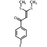 CAS#: 80967-34-6, 1-(4-Fluorophenyl)-3,3-bis(methylsulfanyl)-2-propen-1-one