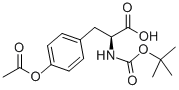 CAS 登录号：80971-82-0， O-乙酰基-N-[(1,1-二甲基乙氧基)羰基]-L-酪氨酸