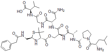 CAS#: 80976-69-8, Benzylpenicilloyl-Heptapeptide