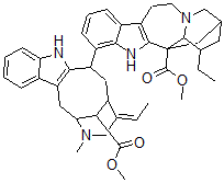 CAS#: 80981-95-9, 14-((3alpha)-17-Methoxy-17-Oxovobasan-3- Yl)-Ibogamine-18-Carboxylic Acid Methyl Ester