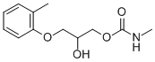 CAS 登录号:80985-74-6, 甲基-氨基甲酸2-羟基-3-(邻甲苯氧基)丙基酯