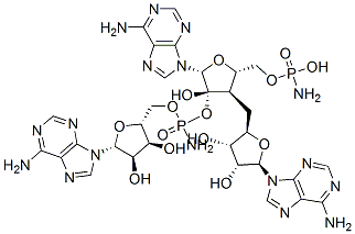 CAS#: 81010-22-2, Adenylyl (2'-5')-Adenylyl-(2'-5')Adenosine Bis-Phosphoramidate
