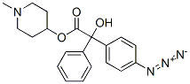 CAS 登录号：81039-89-6， N-甲基-4-哌啶基 4-叠氮基三苯乙醇酯