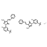 CAS#: 81064-51-9, Barium bis{4-chloro-3-[3-methyl-5-oxo-4-(phenyldiazenyl)-4,5-dihydro-1H-pyrazol-1-yl]benzenesulfonate}
