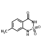 CAS#: 810661-23-5, 7-Methyl-1H-2,1,3-benzothiadiazin-4(3H)-one 2,2-dioxide