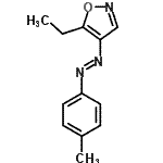 CAS#: 810672-70-9, 5-Ethyl-4-[(E)-(4-methylphenyl)diazenyl]-1,2-oxazole