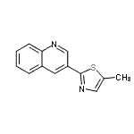 CAS#: 810690-11-0, 3-(5-Methyl-1,3-thiazol-2-yl)quinoline