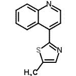 CAS#: 810690-48-3, 4-(5-Methyl-1,3-thiazol-2-yl)quinoline