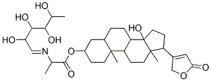 CAS#: 81072-30-2, [14-Hydroxy-10,13-Dimethyl-17-(5-Oxo-2H-Furan-3-Yl)-1,2,3,4,5,6,7,8,9, 11,12,15,16,17-Tetradecahydrocyclopenta[a]Phenanthren-3-Yl] 2-(2,3,4,5 -Tetrahydroxyhexylideneamino)Propanoate