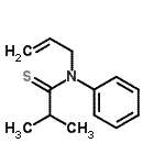CAS 登录号：81114-05-8， N-烯丙基-2-甲基-N-苯基硫代丙酰胺