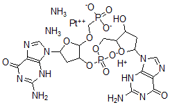 CAS#: 81119-95-1, Diammine(2'-deoxyguanylyl-(5'-3')-2'-deoxy-5'-guanylyl)platinate