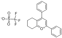 CAS#: 81128-01-0, 2,4-Diphenyl-5,6,7,8-Tetrahydrochromenylium Trifluoromethanesulphonate